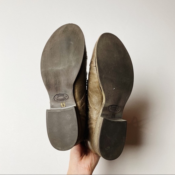 Steve Madden Taupe Toopa Combat Boots 6.5 - Picture 7 of 7